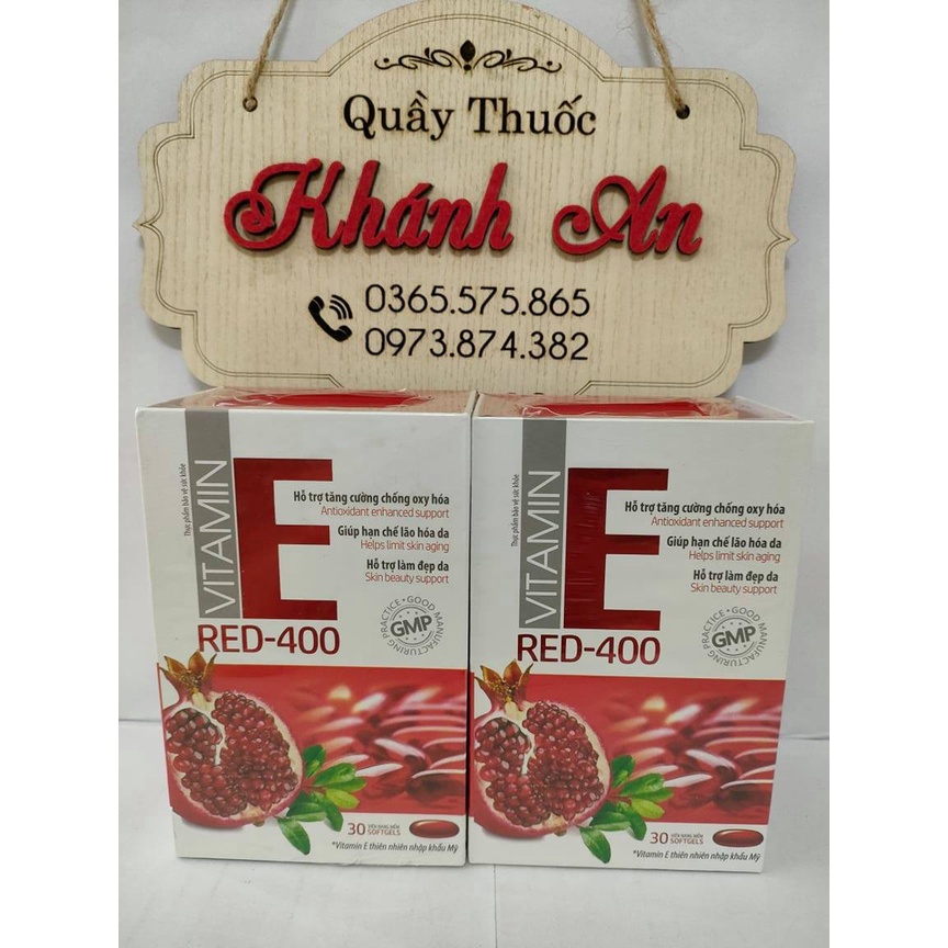 VITAMIN E giúp hạn chế lão hóa da, hỗ trợ làm đẹp da - Vitamin E RED 400 - nguyên liệu nhập khẩu từ Mỹ