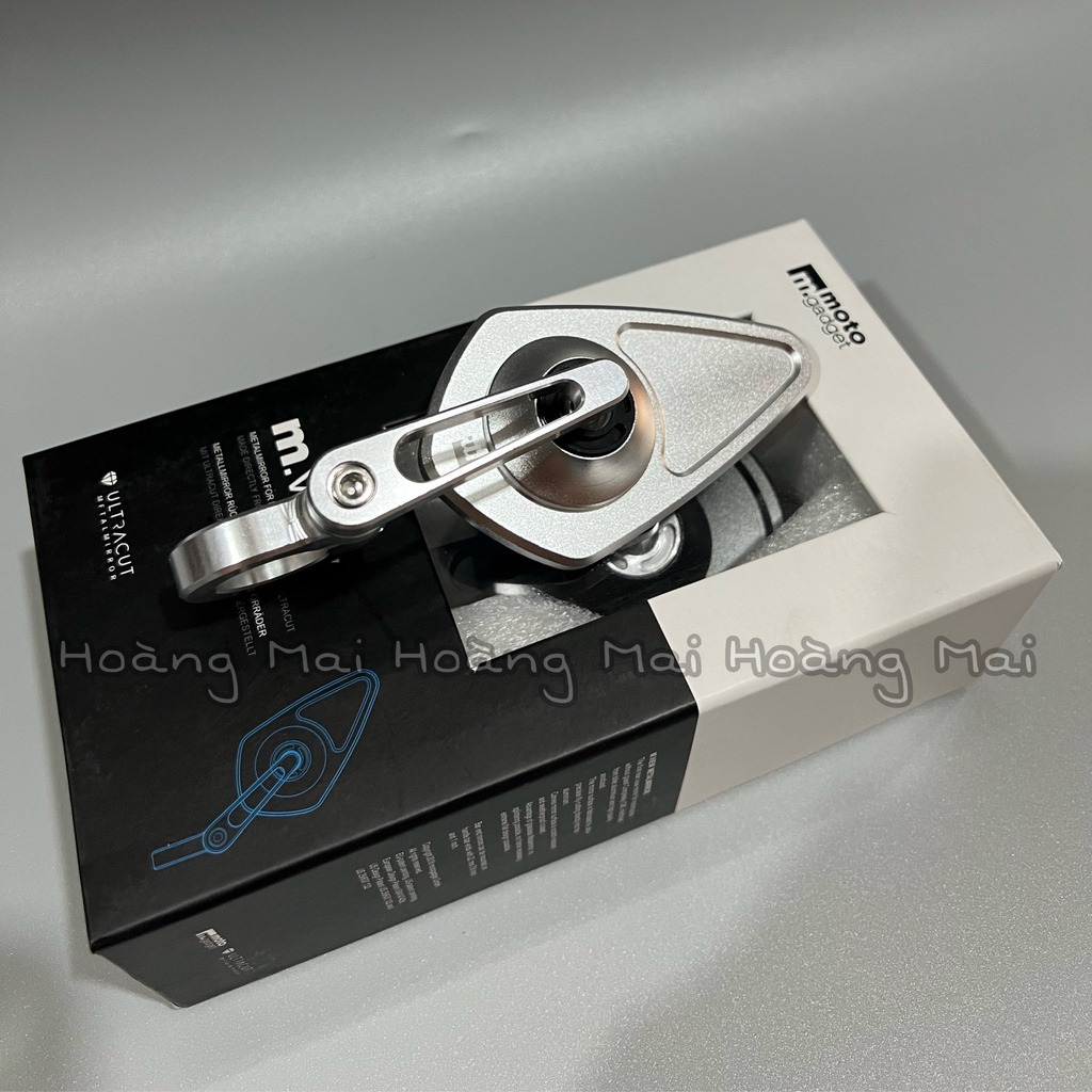 Gương, kiếng chiếu hậu M.view moto gadget mẫu tròn hoặc chiếc lá chống chói hàng xịn cho các loại xe máy