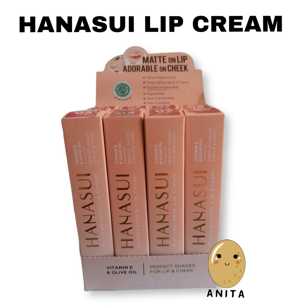 (Hàng Mới Về) Kem Dưỡng Môi Hanasui 01-08 Chất Lượng Cao