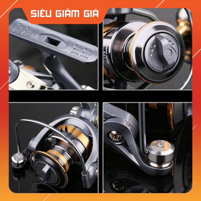 Máy Câu Cá Deukio AR 2000 7000 Tay Quay Núm Độ [Giá rẻ] [Giá rẻ]