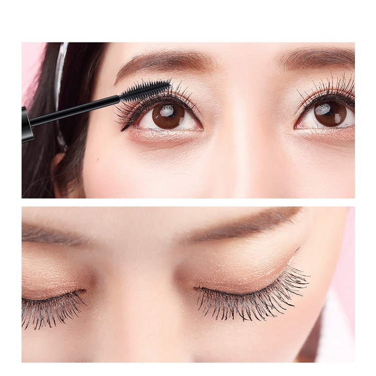 Mascara GECOMO Sợi Lụa Màu Đen Chống Nước Lâu Trôi