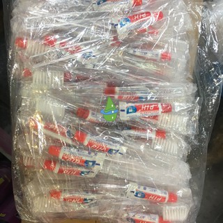 Bàn chải đánh răng dùng 1 lần cho nhà nghỉ, khách sạn, bàn chải răng du lịch cao cấp giá sỉ [ combo 100 bộ ]