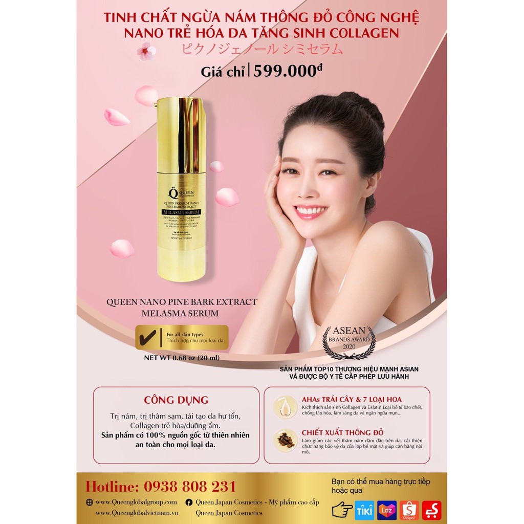 Tinh chất dưỡng da-Serum căng bóng Queen Japan_Serum | BigBuy360 - bigbuy360.vn