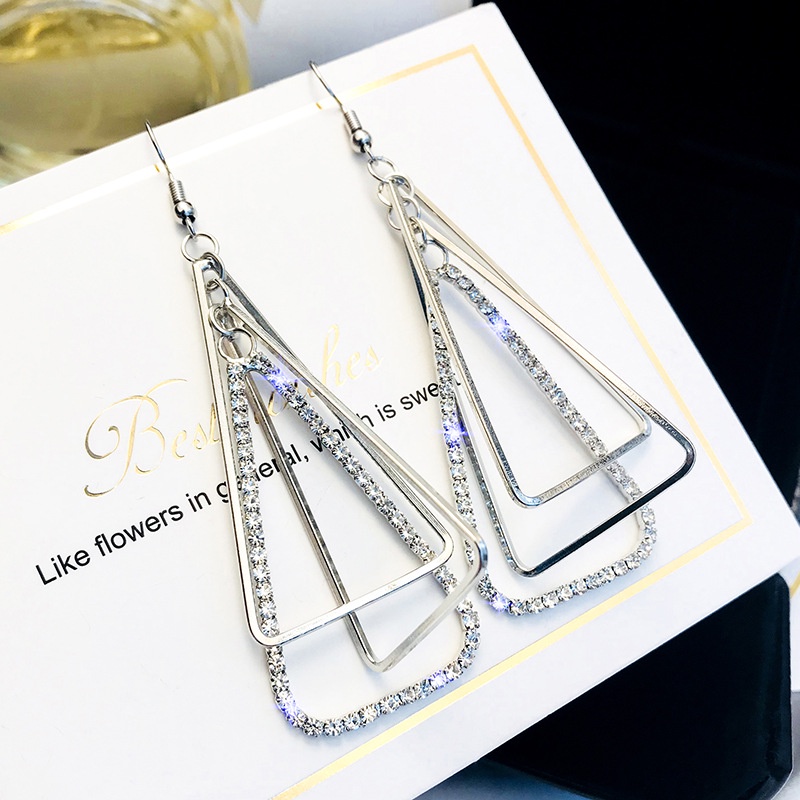 Hoa Tai Dáng Dài Thời Trang Phong Cách Hàn Quốc Cho Nữ