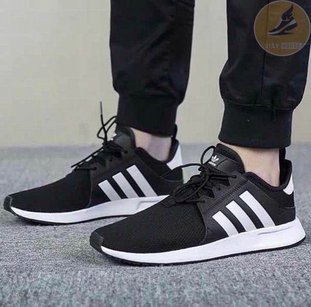 HÀNG XỊN GIÀY ADIDAS-XPLR ĐEN SỌC TRẮNG PHẢN QUANG