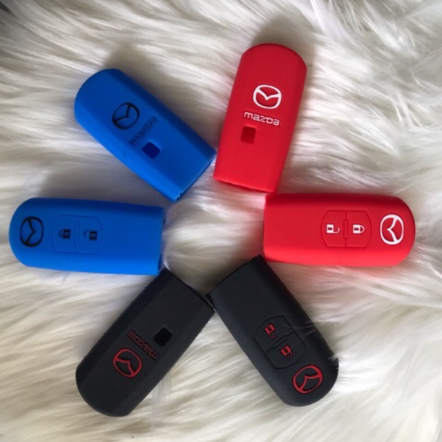 Bao Silicone  Bảo Vệ chìa Khoá Thông Mazda 2 phím