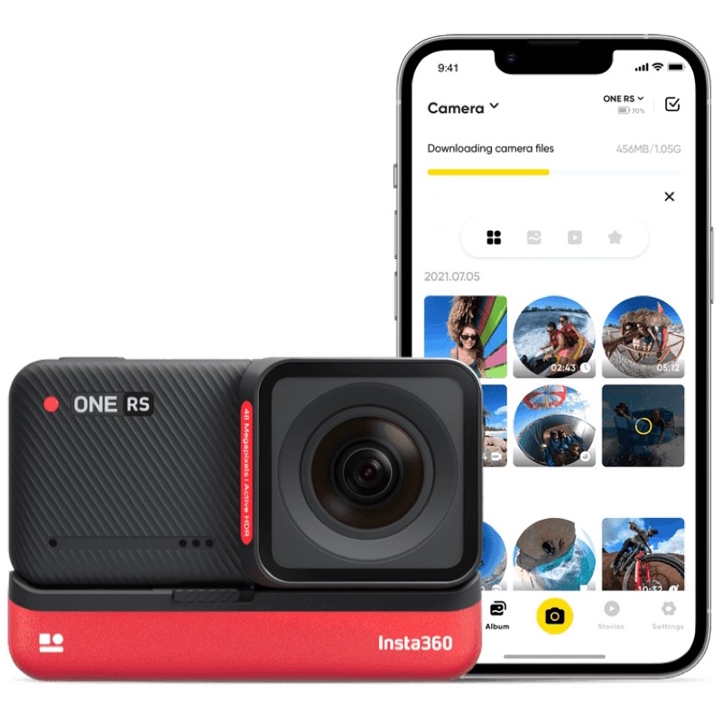 Camera INSTA360 One RS Twin Edition – 4K Edition 1-Inch Edition - Máy Quay Phim Hành Động Insta360 One RS