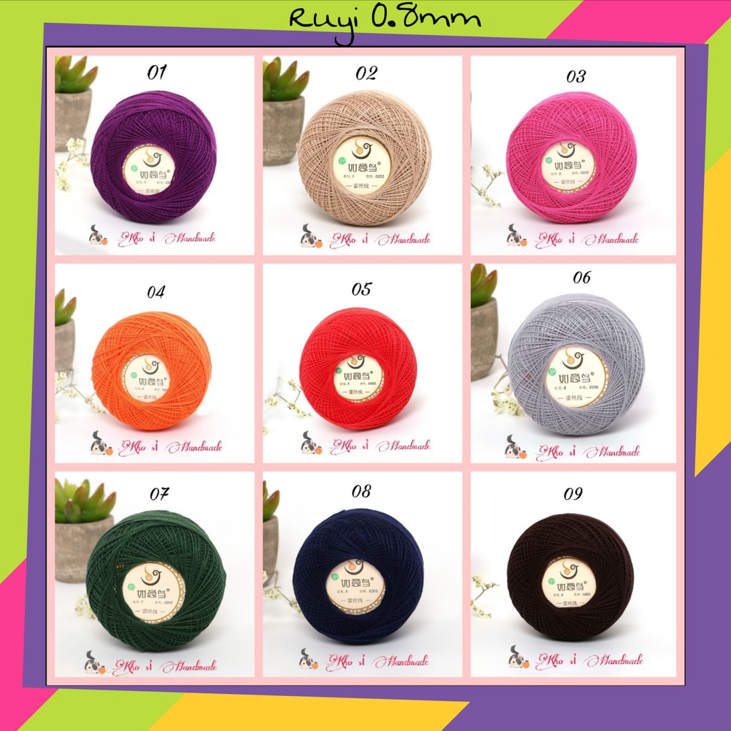 Sợi cotton Ruyi 0.8mm