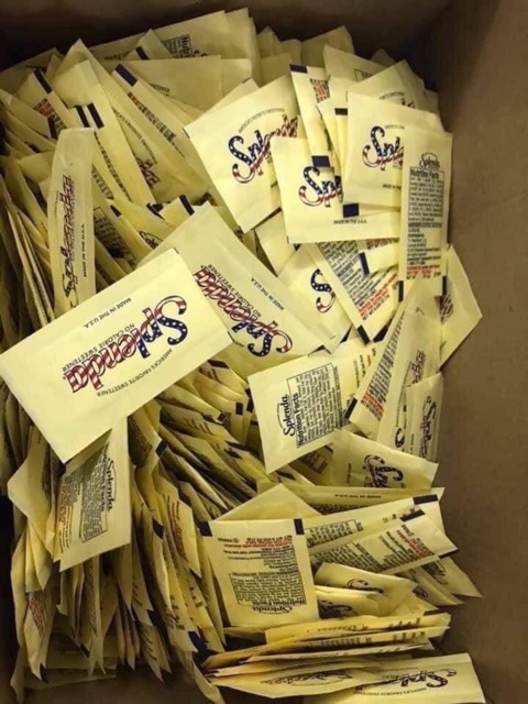 Đường ăn kiêng Splenda thùng 1200 gói của Mỹ cho người ăn kiêng, tiểu đường, DAS