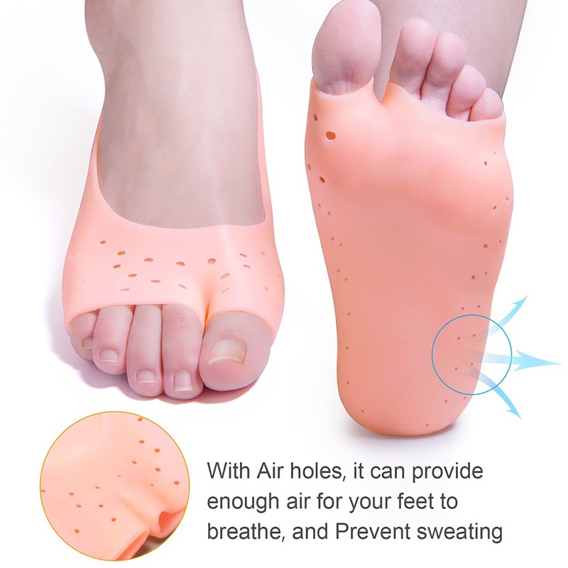 Vớ Thuyền Hở Ngón Bằng silicone Chất Lượng Cao