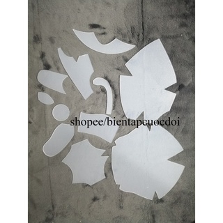 Rập nhựa body để may doll bông 10, 20cm