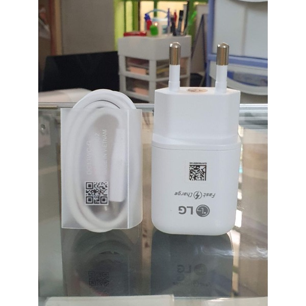 Bộ sạc nhanh LG V50 zin - cáp LG V50 type C chuẩn nhà máy LG