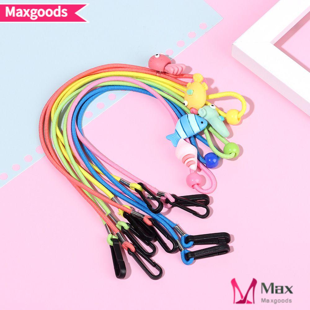 MAX=&gt; Cartoon Animal Kids Glasses Chain Elastic Eyeglass Holder Child Eyewear Cord Cute Nylon Boys Girls Neck Strap Glasses Band Strap