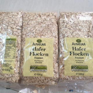 Yến mạch nguyên cám 1 kg - Yến mạch cán dẹp Hafer Flocken