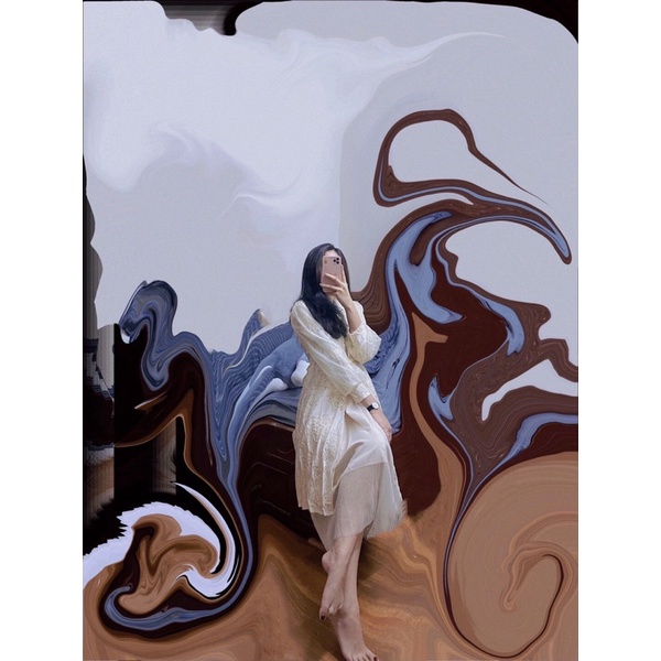 Siêu phẩm váy nàng thơ set 2 món váy áo hàng QC siêu đẹp