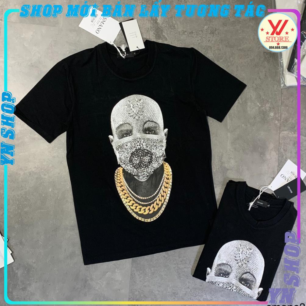 Áo Thun Nam Nữ, Áo Thun Tay Ngắn In Hình 3D Ninja Mặt Nạ Kim Cương Siêu Hot Chất Thun Cotton 4C - AC100 - Azila