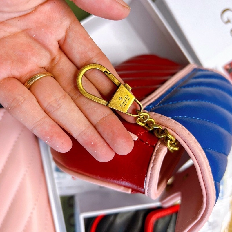 Túi gucci phối size 18