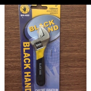 Mỏ lết bọc nhựa black hand cao cấp 4”