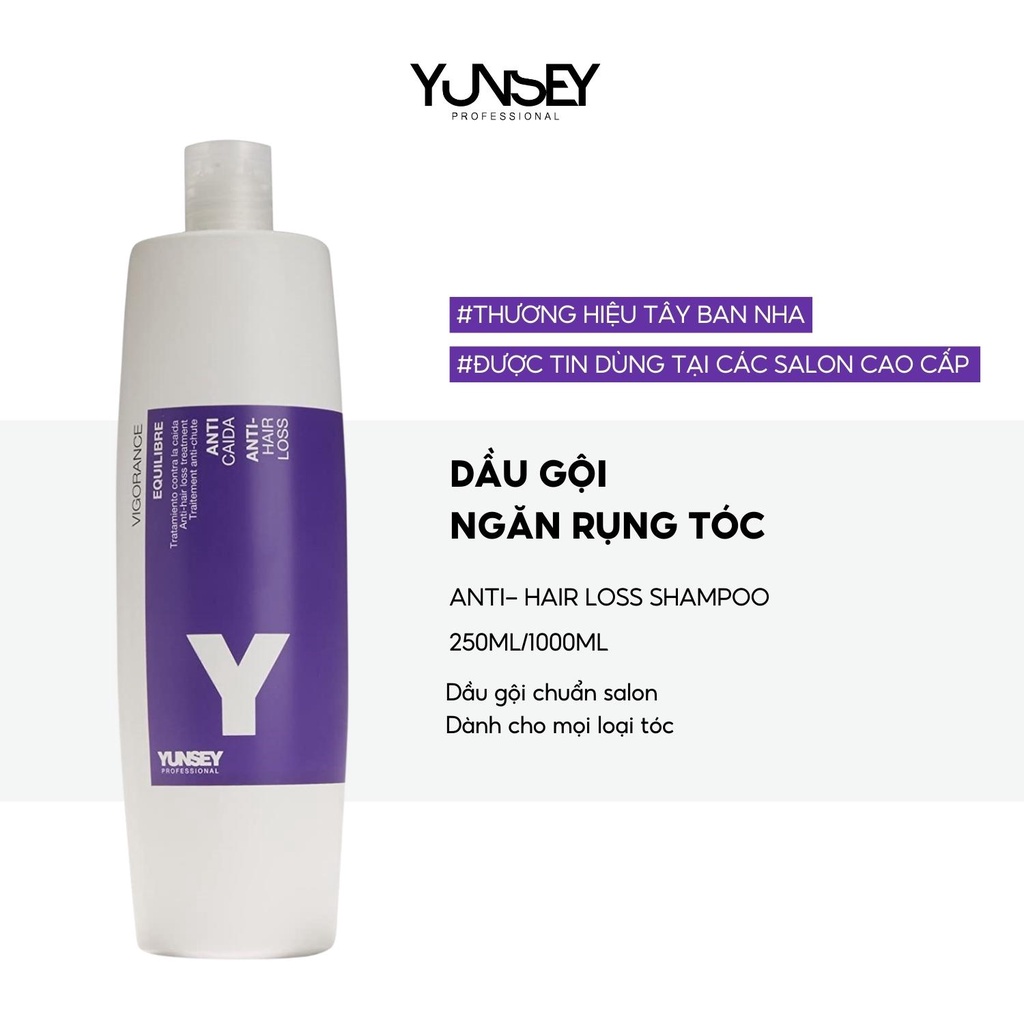 Dầu Gội Ngừa Rụng Tóc Anti-Hair Loss Shampoo Yunsey 1000Ml