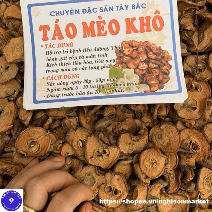 1kg Táo Mèo Khô Ngâm Rượu loại 1