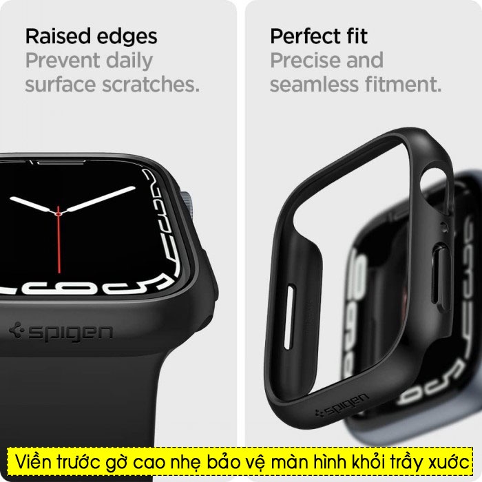 Ốp Apple Watch Series 7/8 - 45mm Spigen Thin Fit