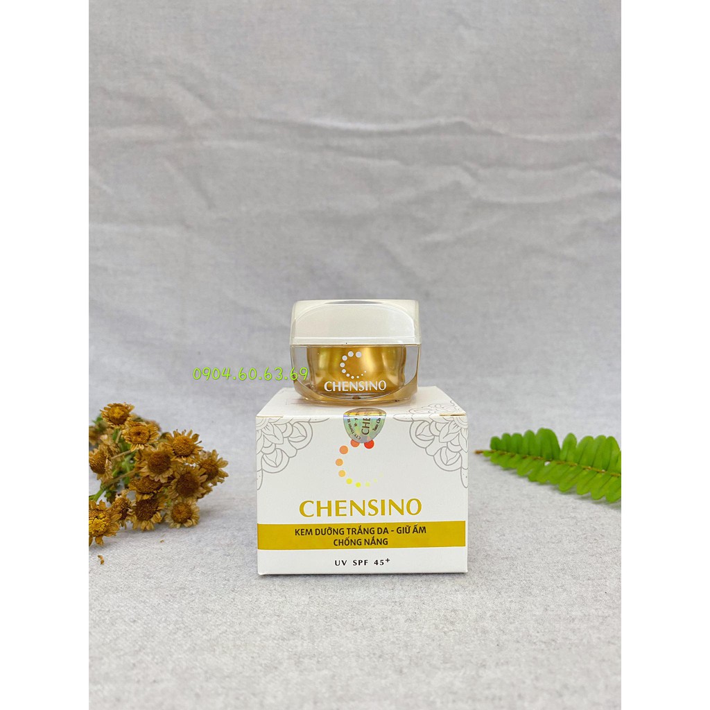 Kem CHENSINO 12g Dưỡng Trắng Da Giữ Ẩm Chống Nắng