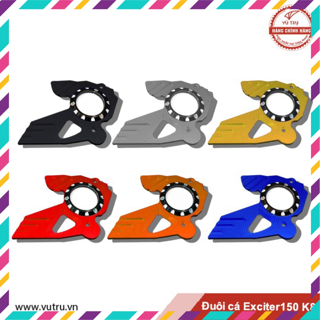 [CỰC RẺ]  ĐUÔI CÁ (CHE NHÔNG) K8 CÓ ĐÈN CHO XE EXCITER 150