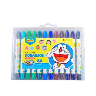 [ Chính hãng ] Bút sáp vặn 24 màu Thiên Long Colokit TCR-C009/DO ( 24 màu / hộp ) hàng có kiểm tra chất lượng và an toàn