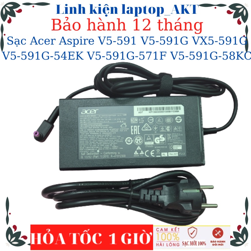 Sạc Acer Aspire V5-591 V5-591G VX5-591G V5-591G-54EK V5-591G-571F V5-591G-58KC AN515-57 AN515-45-R83