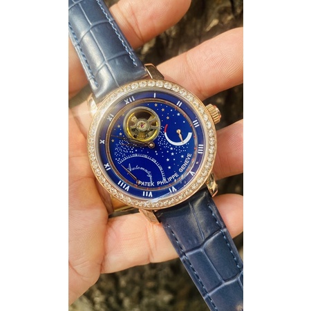 MÁY CƠ - Automatic] Đồng Hồ Thời Trang Nam PATEK-PHILIPPE 42mm Máy Cơ