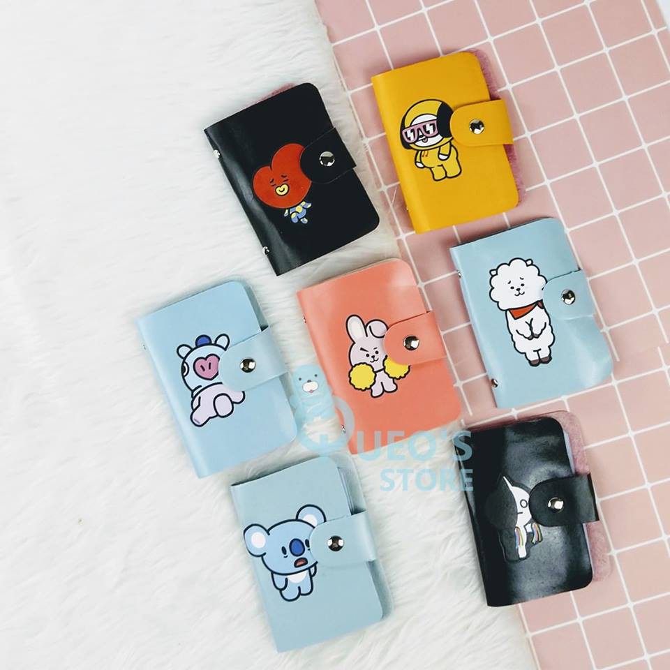 Ví da đựng card, thẻ BTS