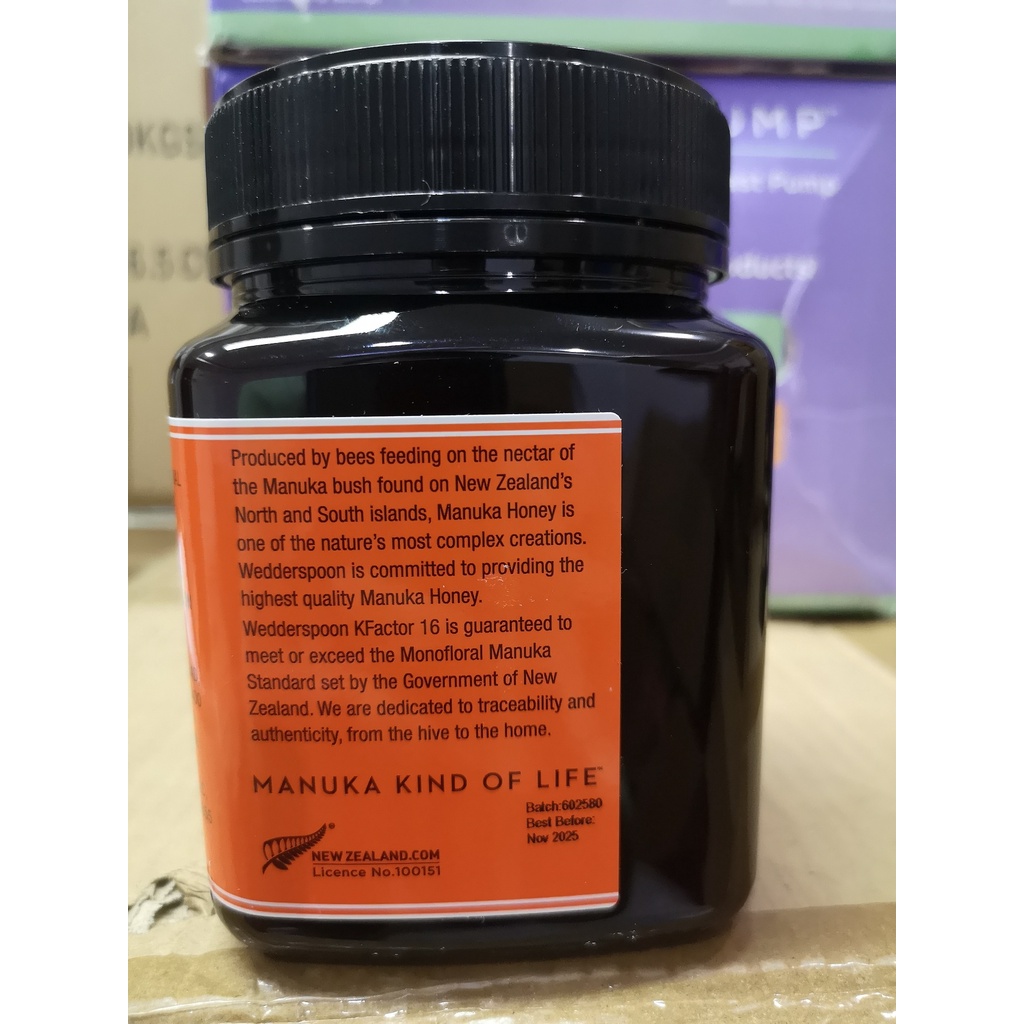 ♥️ Mật Ong MANUKA Wedderspoon KFactor 16+