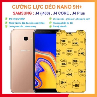 Cường lực dẻo nano 9h+ samsung : j4 , j4 core , j4+ .tặng bộ dụng cụ dán
