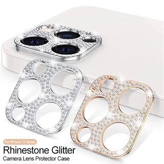 Camera protection for iphone 13 pro max / 13 pro / 13 mini / 13 / 11 / 11 pro / 11 pro max / iphone 12 pro max / iphone 12 / iphone 12 mini / iphone xs max / iphone x xs luxury diamond camera lens glass protector ring