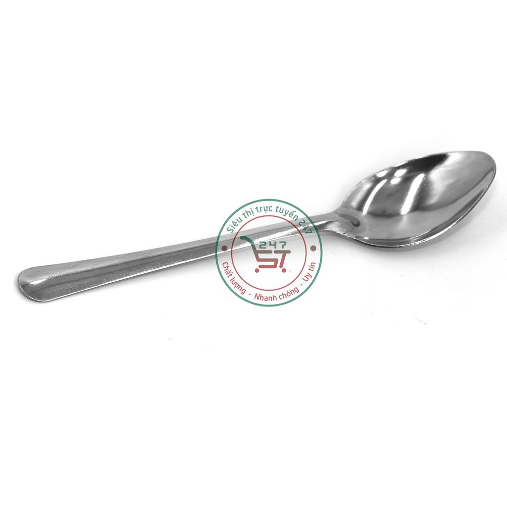 Thì súp trơn inox thìa súp inox bền đẹp sáng bóng