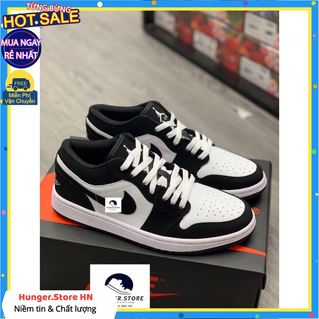[Mã JDCT1 Giảm 15K Đơn 50K] Giày thể thao Jordan 1(Panda),Đen trắng cổ thấp,đủ size Nam v Nữ Full bill - Hunger.Store HN | BigBuy360 - bigbuy360.vn