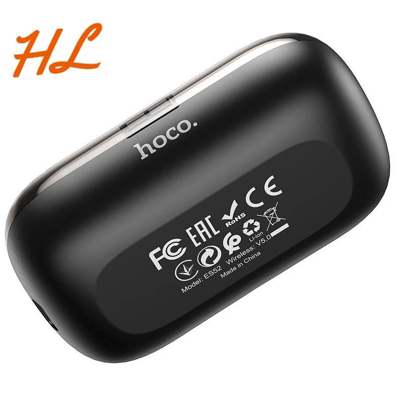 Tai Nghe Bluetooth TWS Hoco ES52 Delight V5.0 (Đen) - Chính Hãng - Hưng Long PC