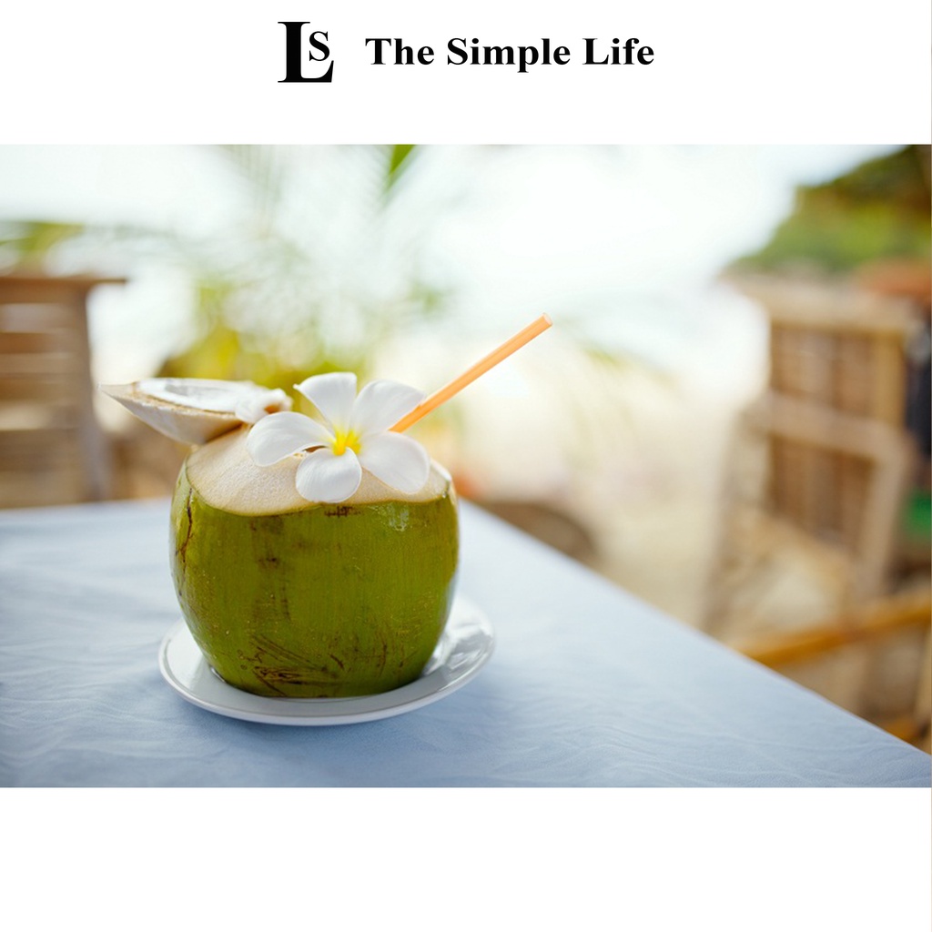 Dừa tươi gọt sẵn, nước dừa tươi ngon giá rẻ, ngọt nước tươi mát, giải tỏa cơn khát mùa hè, đem lại cảm giác sảng khoái