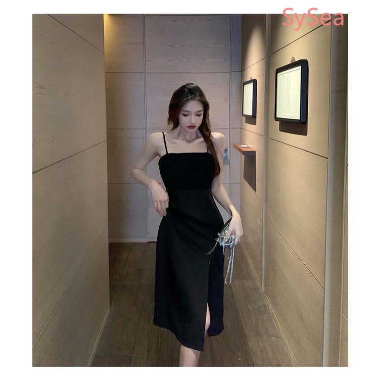 Đầm Hai Dây Xẻ Tà Quyến Rũ Thời Trang Hè Cho Nữ