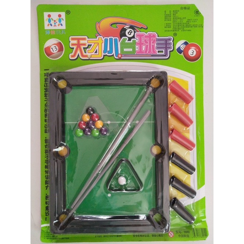 Đồ Chơi Bàn Bida Snooker Mini