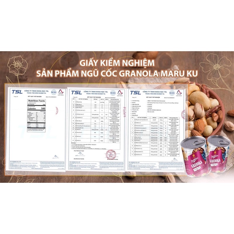 Ngũ cốc Siêu Hạt Granola không Yến mạch