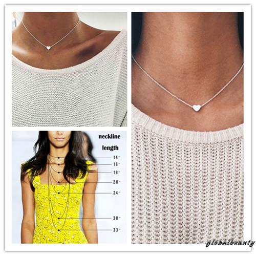 Dây Chuyền Đồng Mặt Trái Tim Lãng Mạn Cho Nữ