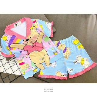 Bộ lửng Pijama cho bé gái