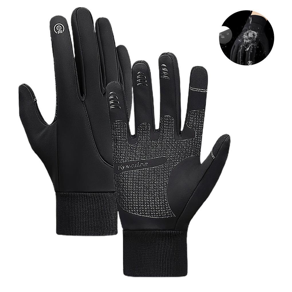 Găng Tay Thể Thao Chống Gió Chống Trượt Bằng PU Có Thể Chạm Màn Hình Cảm Ứng