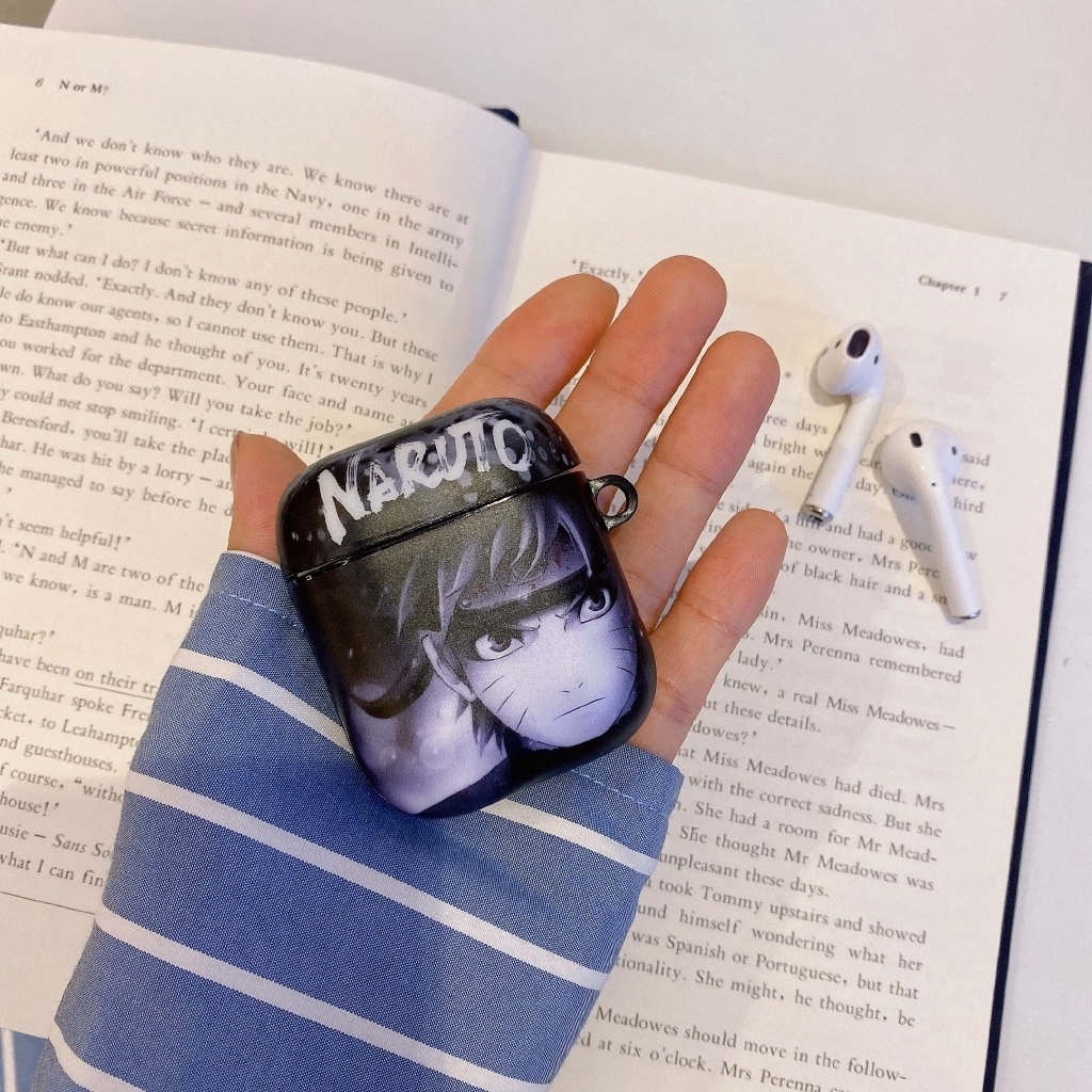 Naruto Apple Airpods 1/2 Protection Case Portable Earphone Cover Sasuke Itachi Airpod Case Compatible
