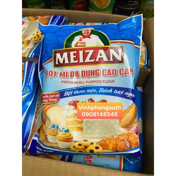 Bột mì đa dụng cao cấp meizan 500gr