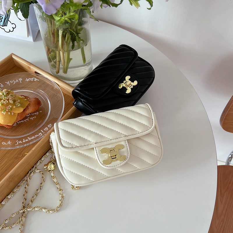 Túi Đeo Chéo Phối Dây Xích Thiết Kế Nhỏ Nhắn Thời Trang Sang Trọng Cho Nữ 2022