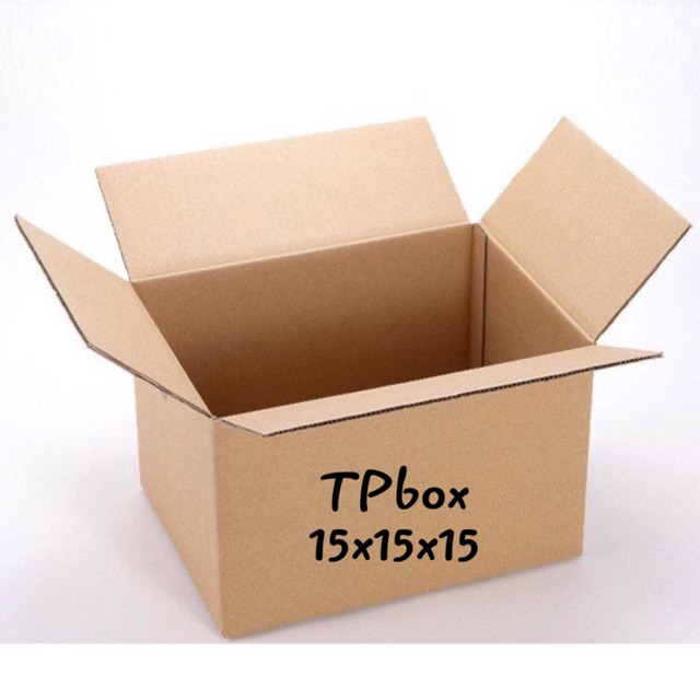 Thùng giấy carton size 15x15x15 bộ 20 Hộp