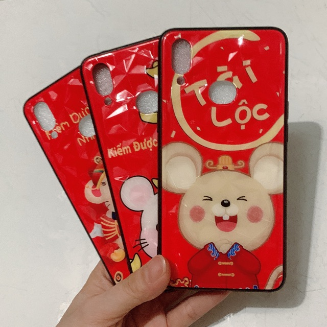 Ốp sam sung A10S Kim cương 3D hình thú