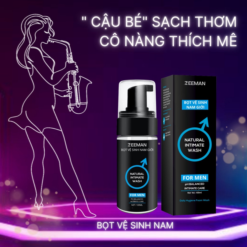 Bọt Vệ Sinh Nam Giới DAMME Dung Dịch Vệ Sinh Nam Tạo Bọt 120ml ddvs nam